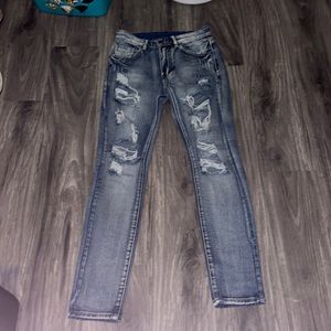 Size 28 ripped jeans